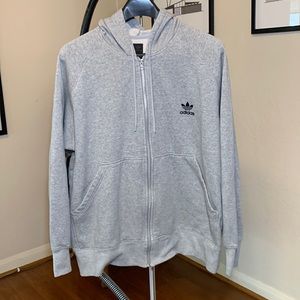 Adidas Zip-Up Hooded Fleece Sweatshirt XXL
